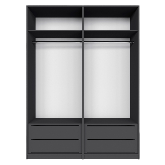 Шкафы распашные, Шкаф распашной Е1 Локер 162х52.5х220 см, с модулем