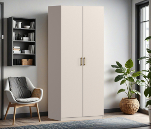 Шкаф двухдверный Макс 1000 мм, вариант №3 (ЛДСП)