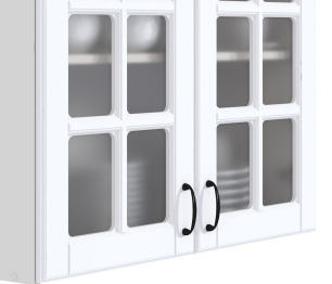 Регина шкаф навесной со стеклом 1 дв 40х72 см