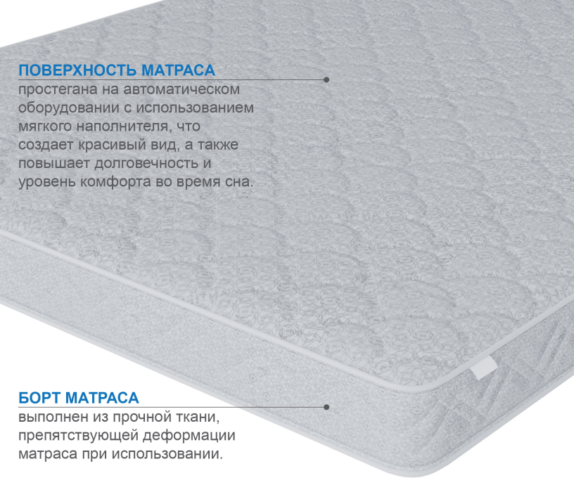 Другие размеры, Матрас Классик-Кармен 1200х1900