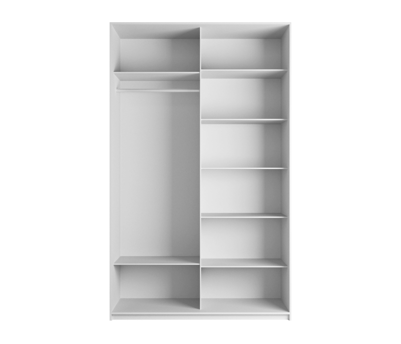 Шкафы-купе 2-х дверные, Шкаф Прайм дуо ДСП/ДСП 2300 x 1400 x 570