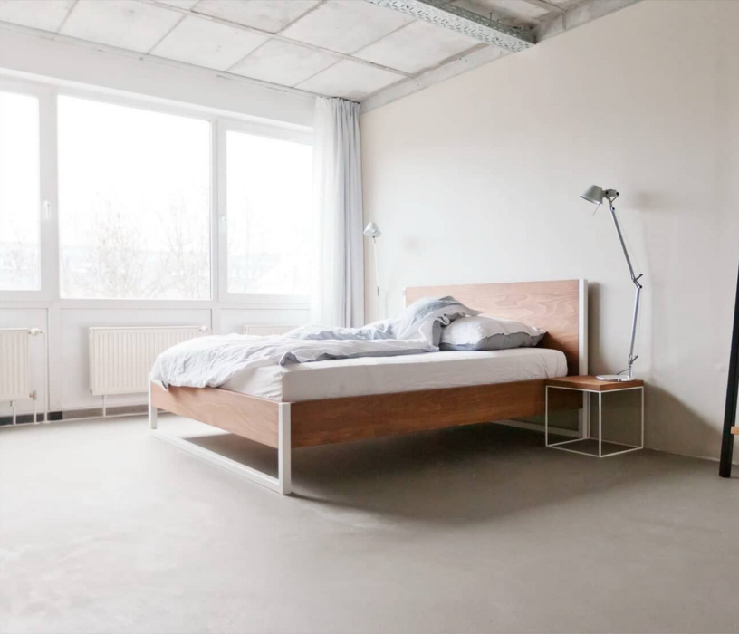 Кровати 160 см, Кровать в стиле лофт Ардено 1.6