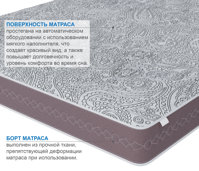 Другие размеры, Матрас Здоровый сон-Макс 800х1900