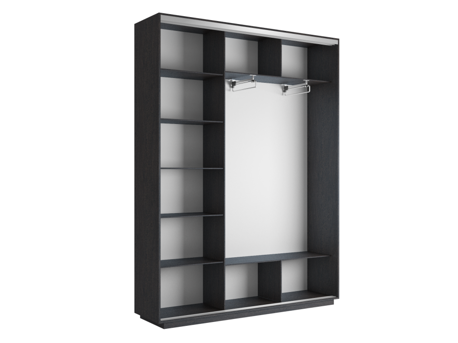 Шкафы-купе 3-х дверные, Шкаф-купе Экспресс Элемент трио 2200 x 1800 x 450