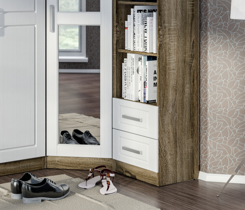 Шкафы пеналы, Пенал с ящиками Илона (Прованс) СБ-2631