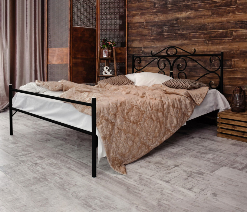 Кованые кровати, Кованая кровать Валенсия 1.8 с одной спинкой