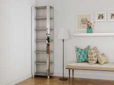 Открытые, Стеллаж модульный Универсальный 35х44х220 Зеркало