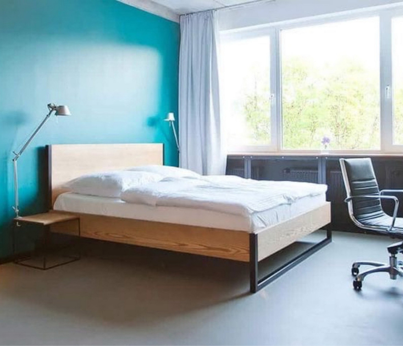 Кровати 160 см, Кровать в стиле лофт Ардено 1.6