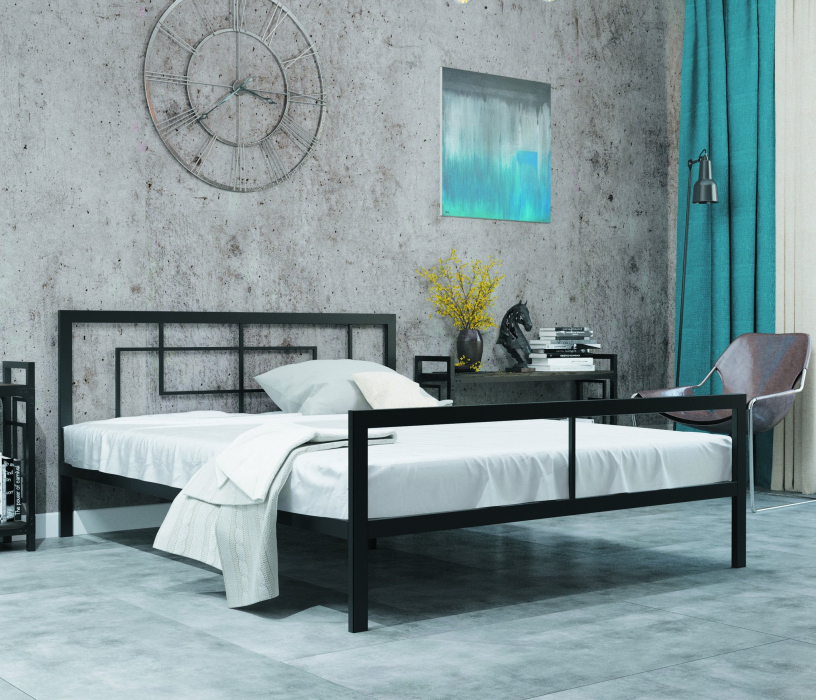 Кровати 90 см, Кровать в стиле лофт Кантерано 0.9