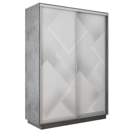 Шкаф-купе Экспресс 2-х дверный Фотопечать Квадрат Стекла 120х60х220