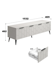 Тумба ТВ Контемпо КТ-05