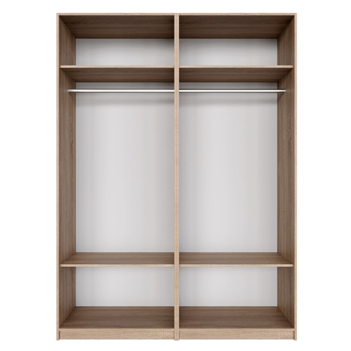 Шкафы распашные, Распашной шкаф Локер 800+800 (Гармошка с системой Push to Move/Левый)