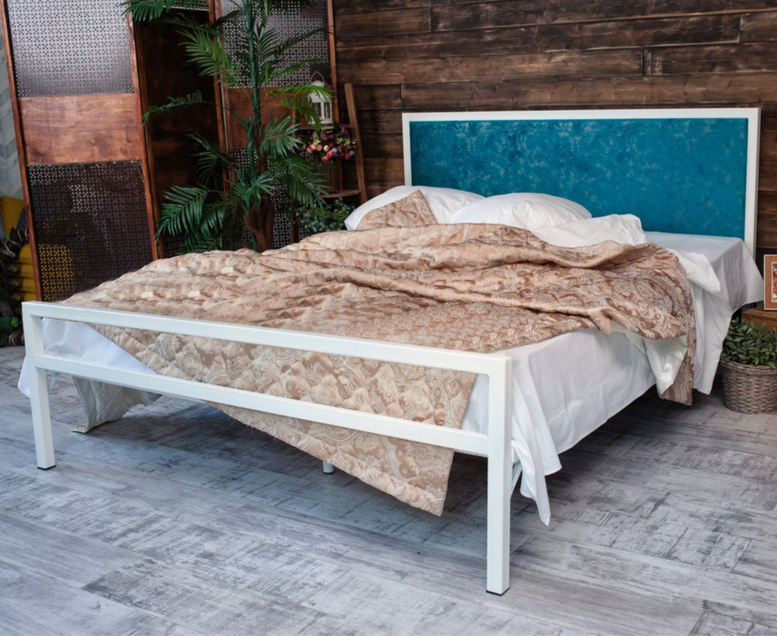 Кровати 160х200, Кровать в стиле лофт Лоренцо 1.6 (Белый)