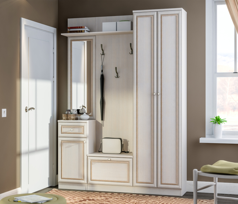 Для одежды, Шкаф 2-х дверный Грация СБ-2900