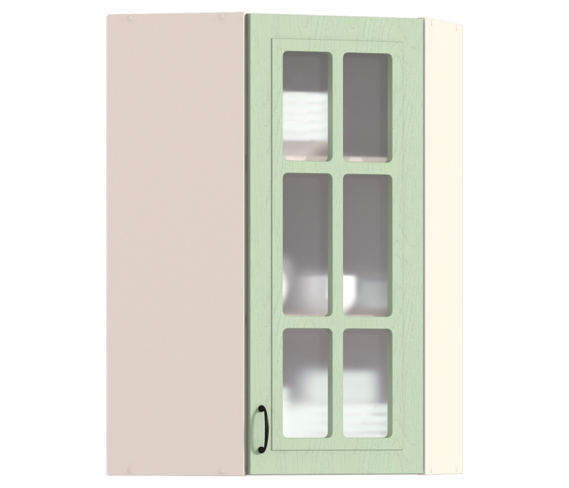 Регина, Регина шкаф навесной угловой со стеклом 1 дв 59х93 см