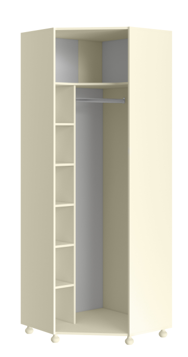 Угловые шкафы, Шкаф угловой Ассоль плюс АС-52К (правый)