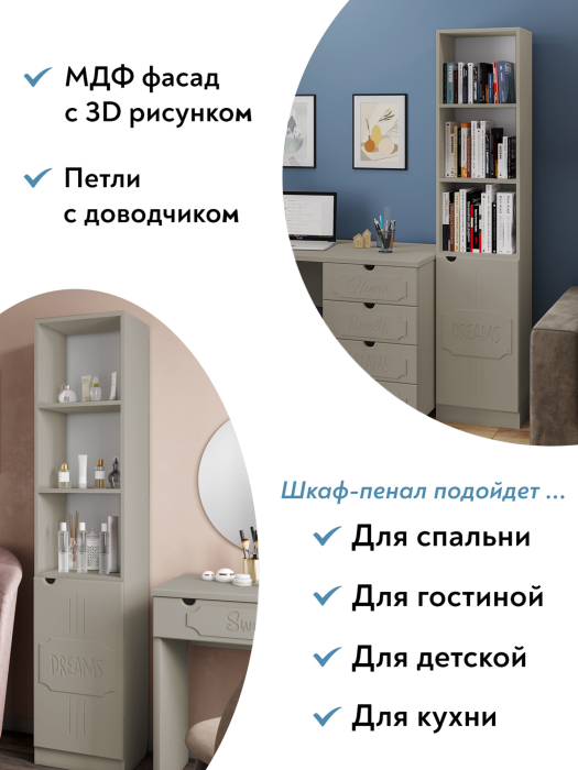 Открытые, Пенал ДримСтар ДС-61