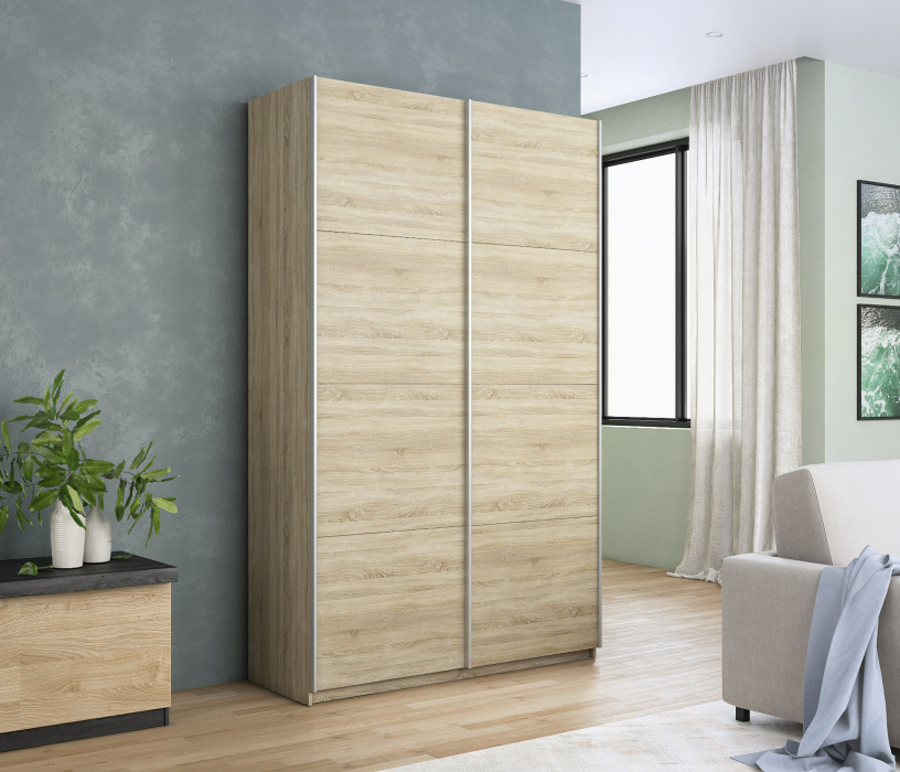 Шкафы-купе 2-х дверные, Шкаф Прайм дуо ДСП/ДСП 2300 х 1200 х 570