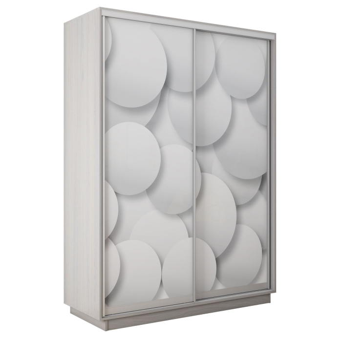 Шкафы-купе 2-х дверные, Шкаф-купе Экспресс 2-х дверный Фотопечать Шары Стекла 140х45х240