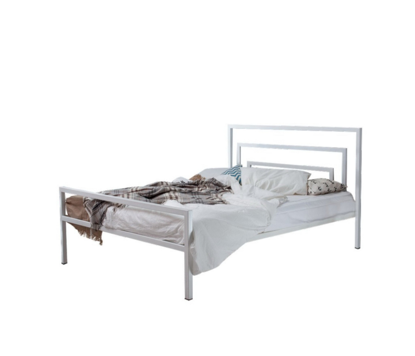 Кровати 140 см, Металлическая кровать Атланта 1.4
