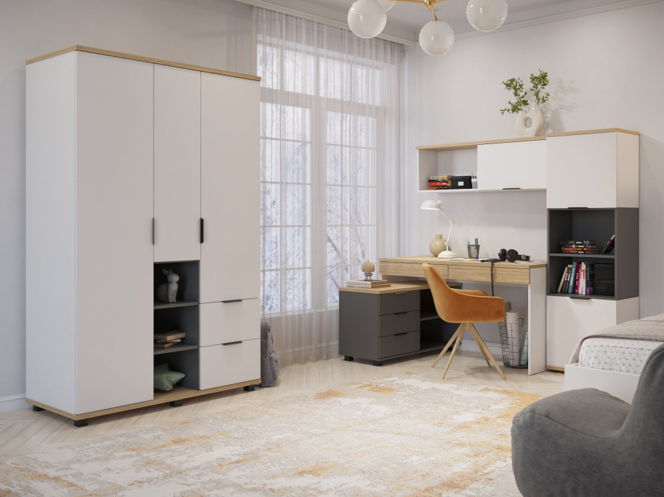 Шкафы распашные, Шкаф комбинированный Скайлайт СЛ-3К