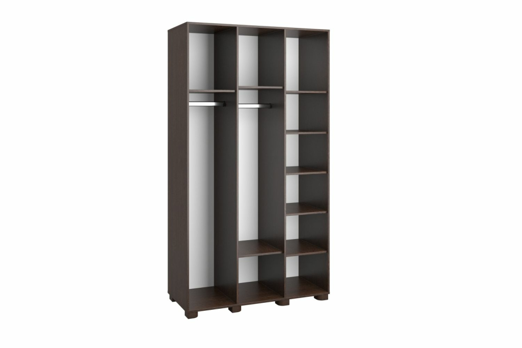 Шкафы распашные, Шкаф «Монблан» МБ-24К комбинированный