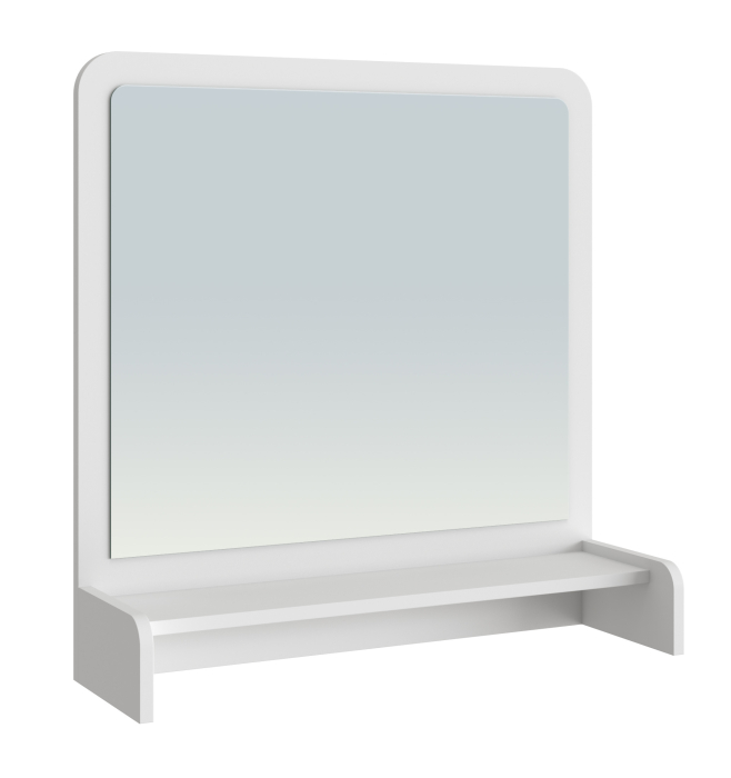 Зеркала в спальню, Полка с зеркалом ТН-1