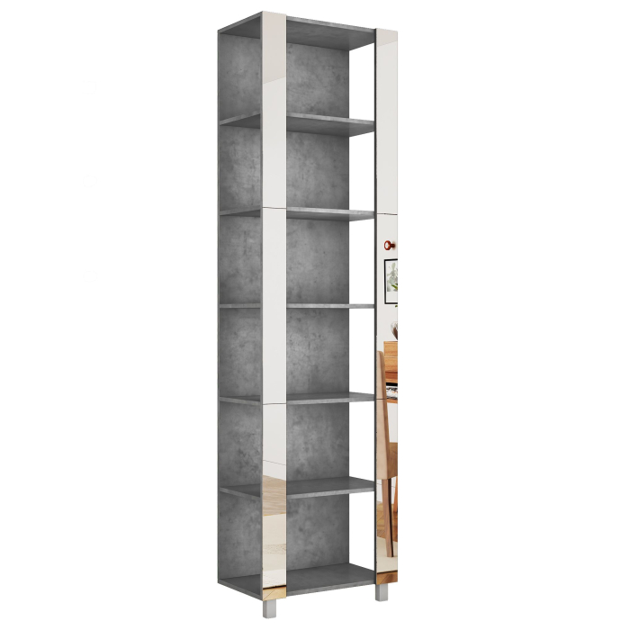 Открытые, Стеллаж модульный Универсальный 35х44х240 Зеркало