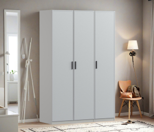 Шкаф трехдверный Макс 1500 мм, вариант №4 (ЛДСП/МДФ)