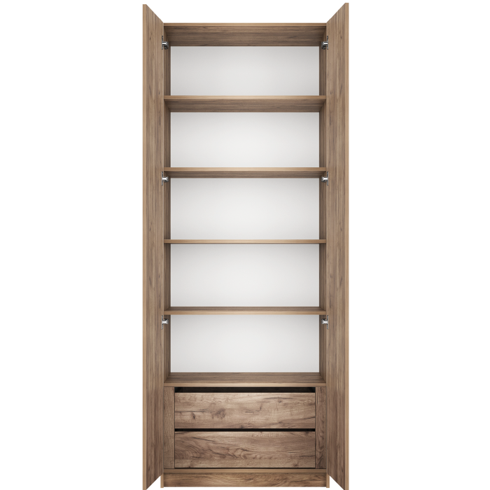 Шкафы распашные, Шкаф распашной Локер Распашной/доп. полки + модуль 80х220х53