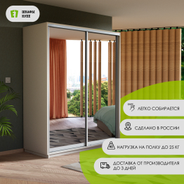 Шкаф-купе Экспресс Экспенс дуо 2200 x 1400 x 600