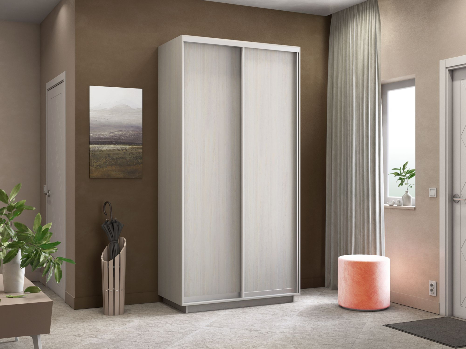 Шкафы-купе 2-х дверные, Шкаф-купе Экспресс Элемент дуо 2200 x 1200 x 450