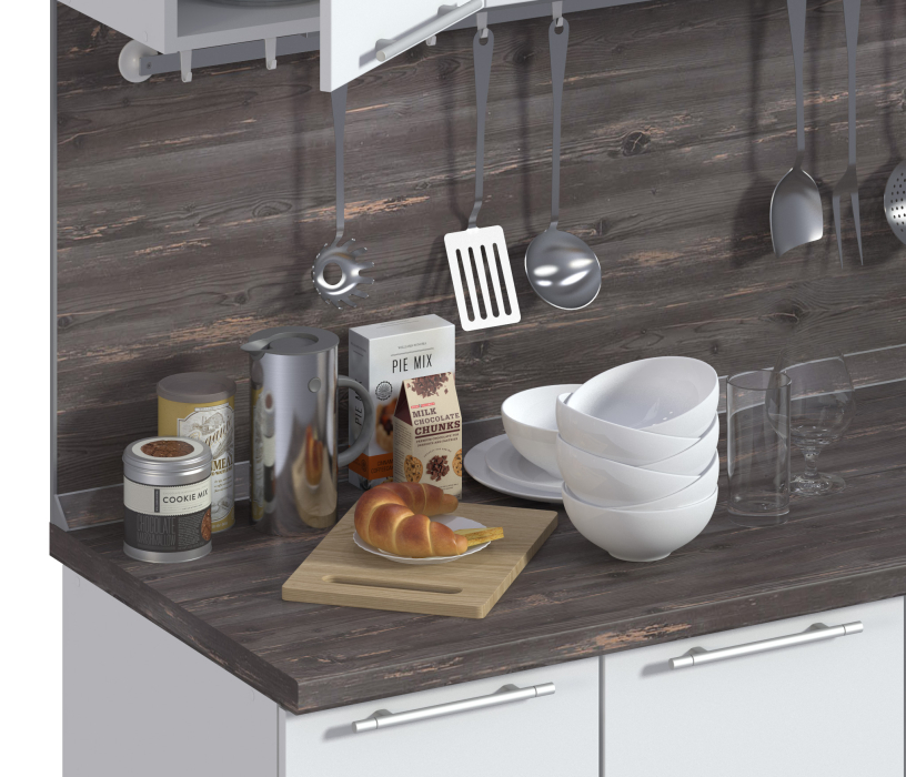 Стеновые панели, ПанельСт 4* 800*600 Черная сосна бз/7030