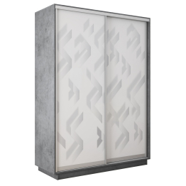 Шкаф-купе Экспресс 2-х дверный Фотопечать Ленты Стекла 120х60х220