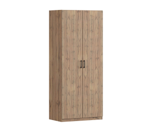 Шкаф двухдверный Макс 1000 мм, вариант №4 (ЛДСП, корпус дуб вотан)