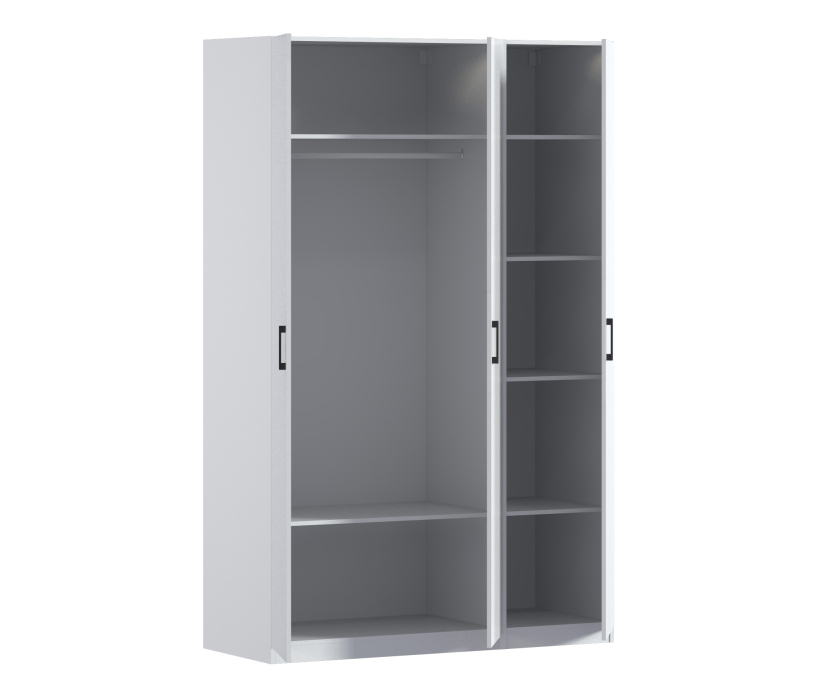 Для одежды, Шкаф трехдверный Макс 1500 мм, вариант №1 (ЛДСП)