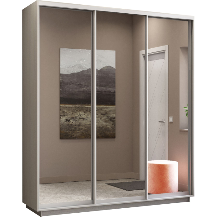 Шкафы-купе, Шкаф-купе Экспресс Экспенс трио 2400 x 2100 x 600