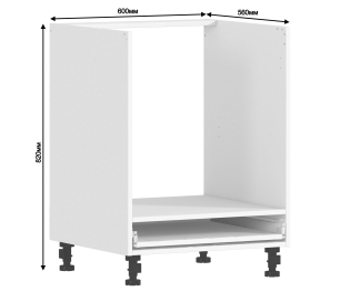 Регина корпус для стола под духовой шкаф 1 ящ 60х82 см