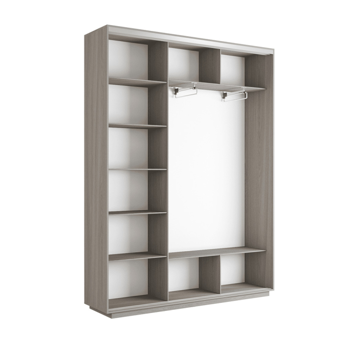 Шкафы-купе 3-х дверные, Шкаф-купе Экспресс 3-х дверный Фотопечать Калейдоскоп Стекла 180х45х240