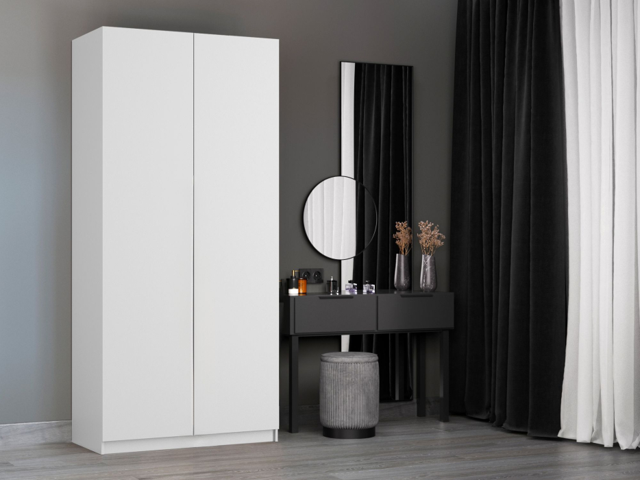 Шкафы распашные, Шкаф складной Е1 Локер ("Гармошка" с системой Push to Move/Левый)101х52,5х220 см