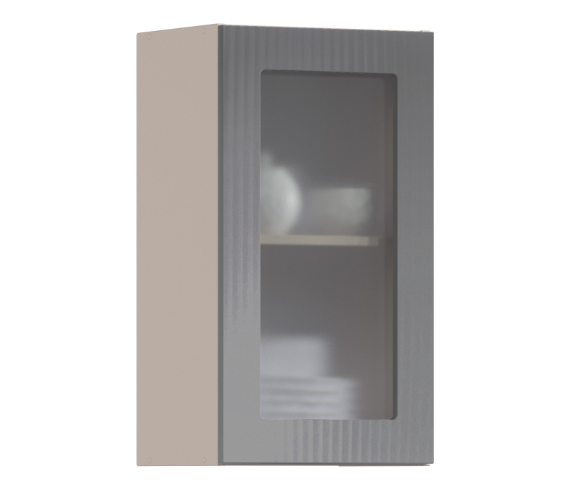 Роял, Роял шкаф навесной со стеклом 1 дв 40х72 см