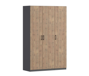 Шкаф трехдверный Макс 1500 мм, вариант №4 (ЛДСП)