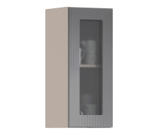 Роял, Роял шкаф навесной со стеклом 1 дв 30х72 см