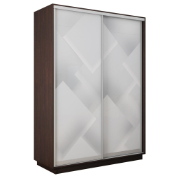 Шкаф-купе Экспресс 2-х дверный Фотопечать Квадрат Стекла 140х45х240
