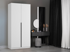 Шкафы распашные, Шкаф складной Е1 Локер ("Гармошка") 101х52,5х220 см, с полками и модулем