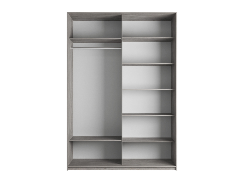 Шкафы-купе 2-х дверные, Шкаф-купе Прайм 2-х дверный Стекла хаки/Доводчики 120х57х230