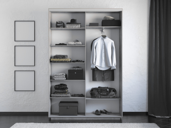 Шкаф-купе Экспресс 2-х дверный Фотопечать Шелк Стекла 120х45х220