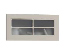 MODERN, MODERN фасад для шкафа навесного со стеклом 80х36 см