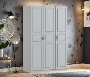 Шкаф трехдверный Макс 1500 мм, вариант №3 (ЛДСП/МДФ)