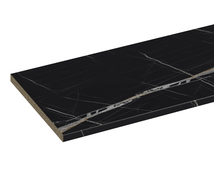 Столешницы, Столешница R9 38* 802*600 Черный Тунис 3074 в упаковке